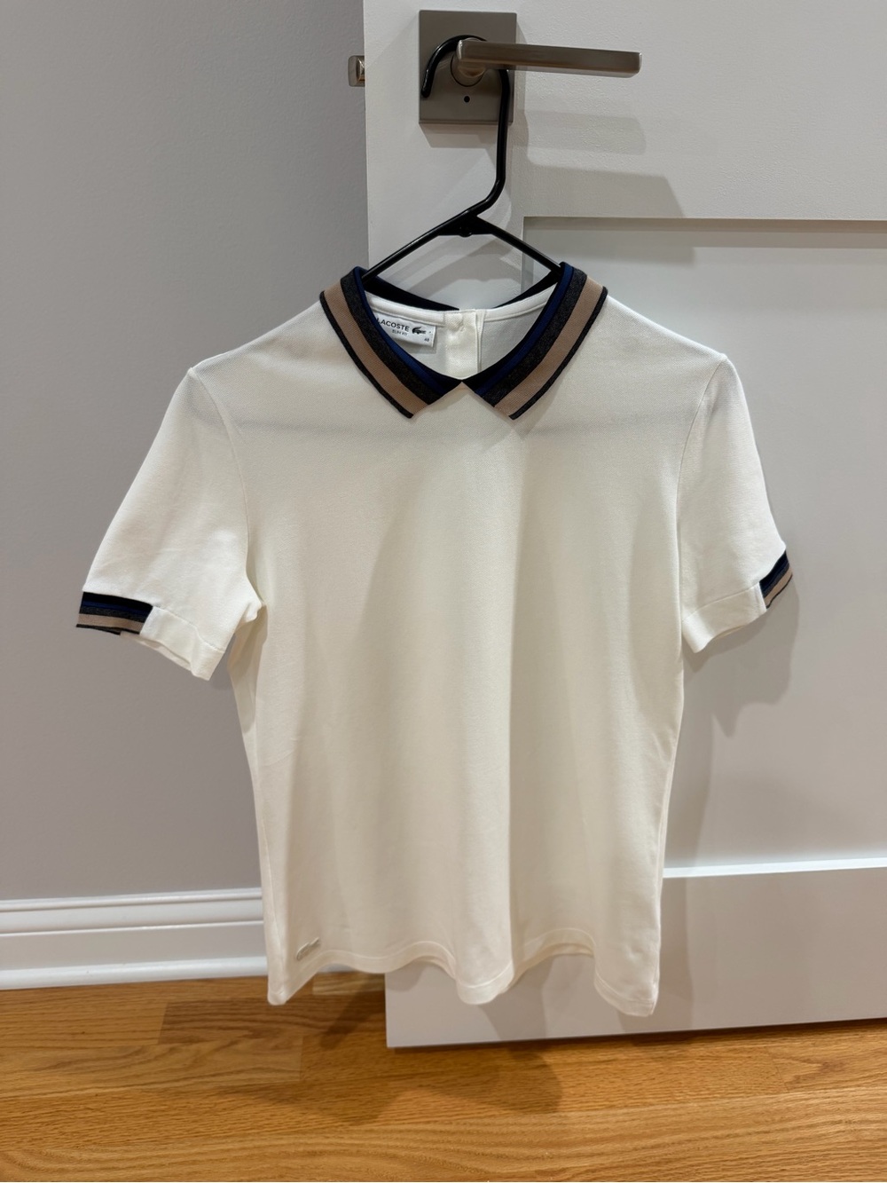 Lacoste Women Casual Short Sleeve Polo Shirt T-Shirt Size 40